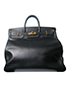 HAC 45 Vachette Ardennes Leather in Black, front view
